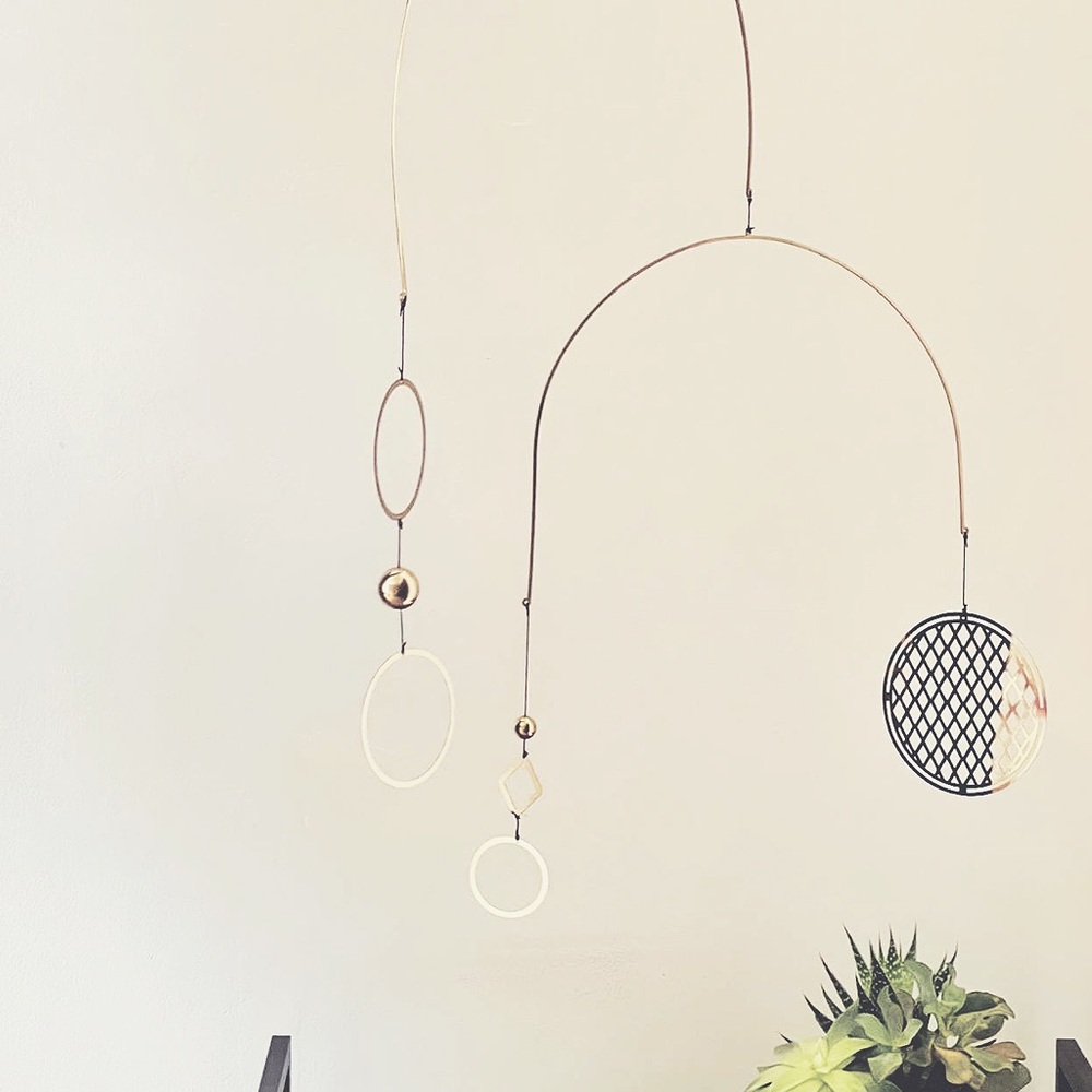 Normann Copenhagen Circa Mobile in Brass Finish